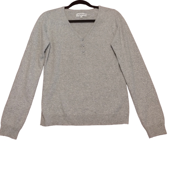 Sport Haley Cashmere‎ Pullover Metallic Sweater - Picture 1 of 7